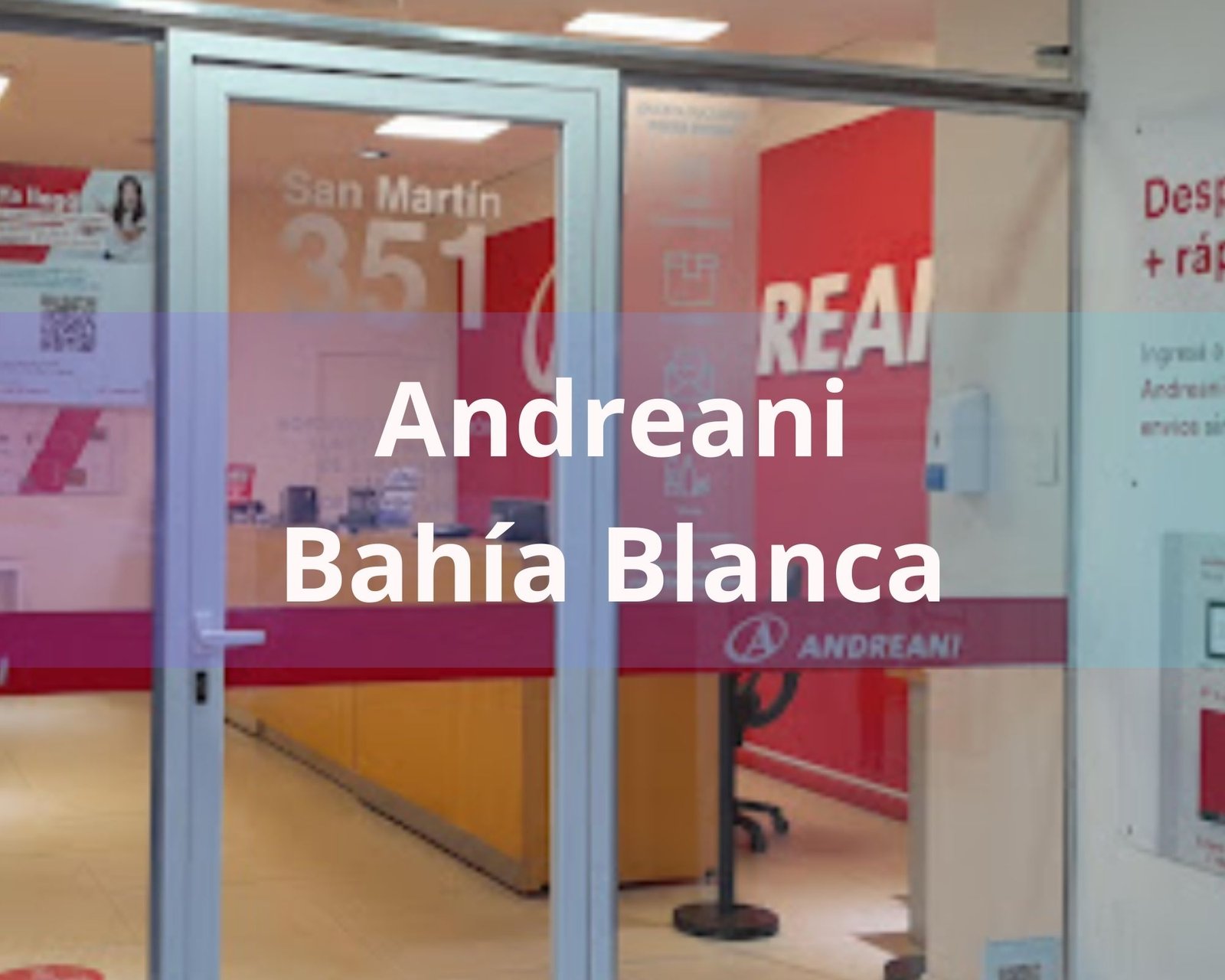 Andreani Sucursales en Bah a Blanca 2024